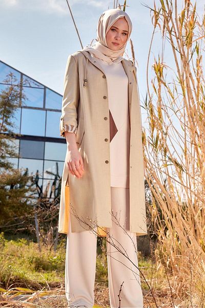 Alvina HOODED TRENCH COAT 10872
