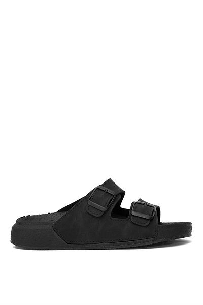 Pierre Cardin PC-7410 Γυναικείες Flat Παντόφλες Μαύρες