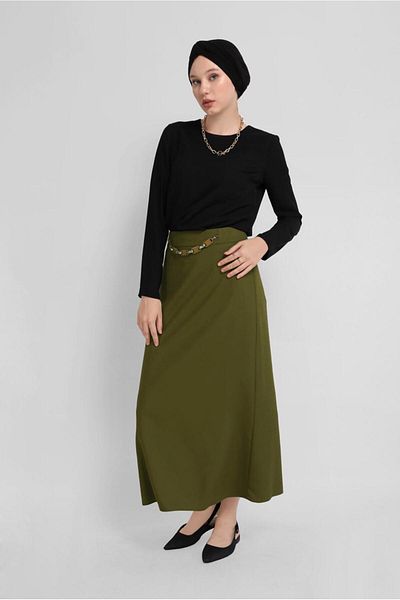Alvina Cycling Collar Zipper Tunic 40869