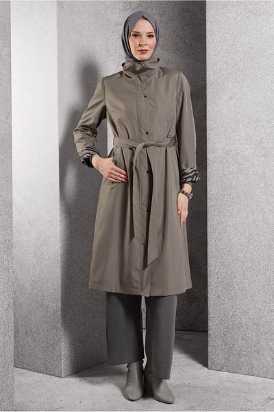 Alvina Trench Coat with Belt Detail 10917