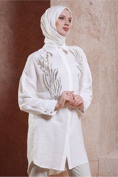 Alvina Tunic 44626 - Sequin Detailed