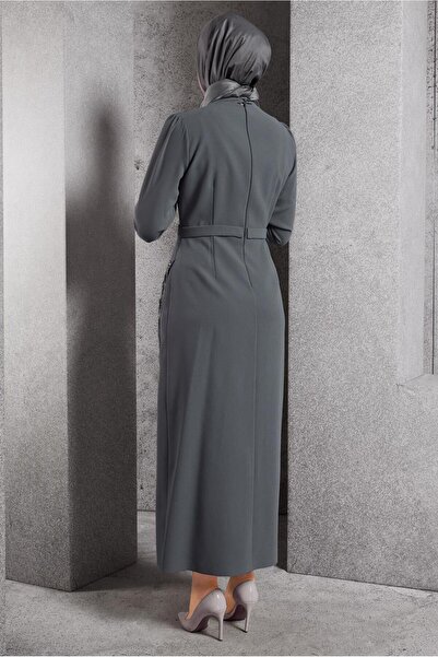 Alvina Stone Detailed Dress 45191