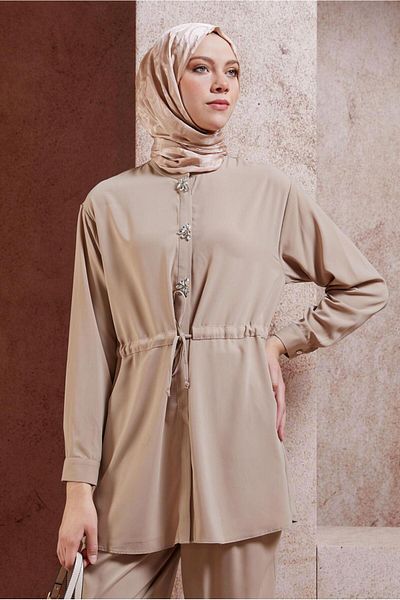 Alvina 44754 Model Set - Pantaloni cu Detaliu Stone
