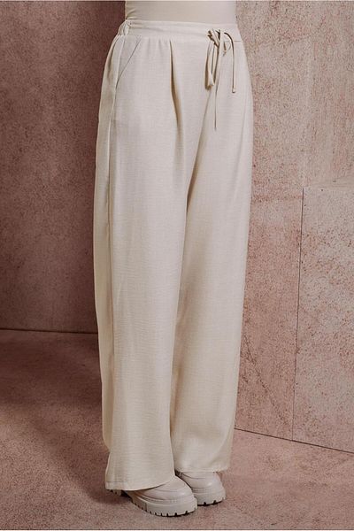 Alvina 70708 Model Wide Leg Trousers