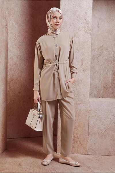 Alvina 44754 Model Set - Pantaloni cu Detaliu Stone