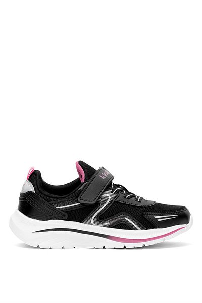 Kinetix Girl's Running Shoes |   Black-Fuchsia |   5P Hosey F 5Fx Filet
