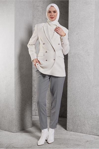 Alvina Kruvaze Collar Jacket 45145