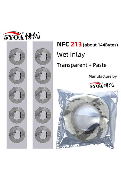 5YOA 10 Wet NFC213 10PCS NFC Tag Nfc213 Label 213 Stickers Tags Badges Lable Sticker 13.56mhz For Huawei