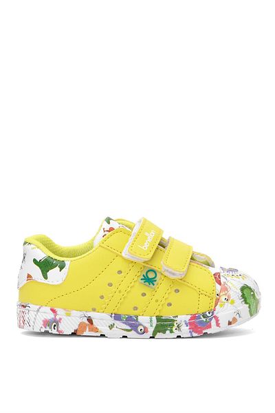 Benetton Bn-30965 Baby Girl Walking Shoes Yellow