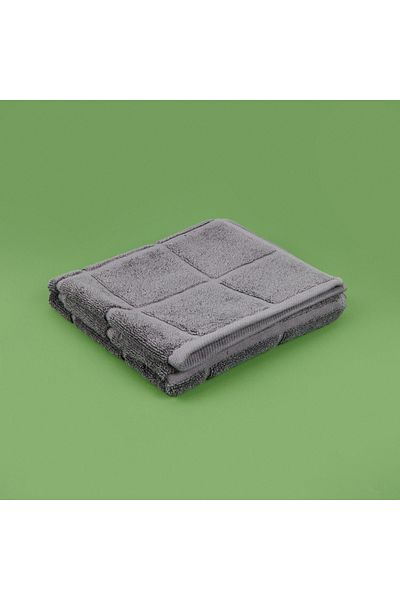 Evidea Soft Checkered Foot Towel - Anthracite - 50X70 cm