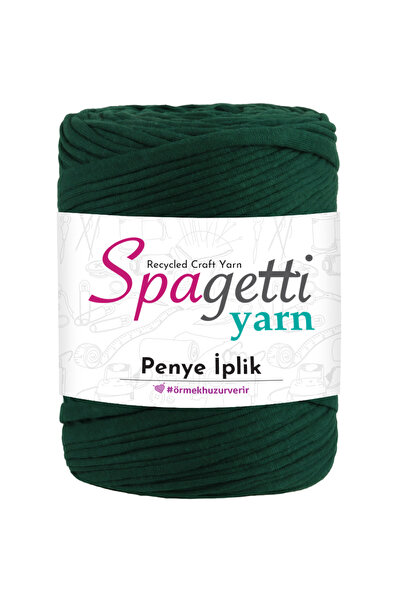 Spagettiyarn Combed Cotton Yarn Tok Green Hand Knitting Yarn