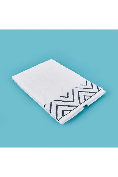 Evidea Soft Wave Face Towel - White - 50x70 cm