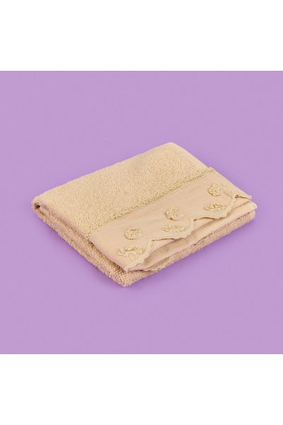 Evidea Soft Romy Hand Towel - Beige - 30X40 cm