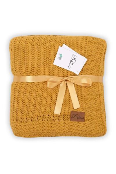 DALİSA Rebecca Knitwear Soft Knitted Bed and Sofa Cover