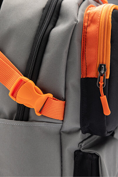 By Hakan Σετ 3 Σχολικών Σακιδίων - Ορθοπεδικό Μαύρο Booster - Πολλαπλών Διαμερισμάτων