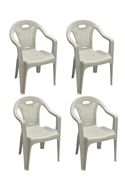 smart home طقم كراسي طعام مكون من 4 كراسي كرسي واحد مصنوع من البلاستيك القوي ومتعدد الاستخدامات