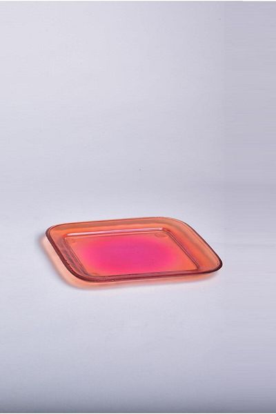 SETABIANCA Seta Jaipur Tray Glass 15*19 cm