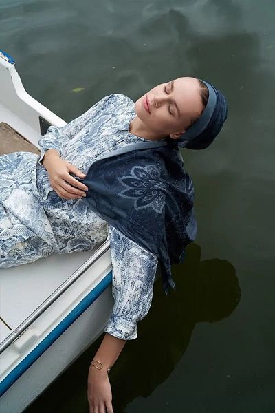 ED Scarf Meyal - Anthracite Iconic Collection
