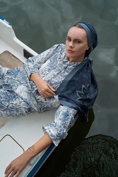 ED Scarf Meyal - Anthracite Iconic Collection