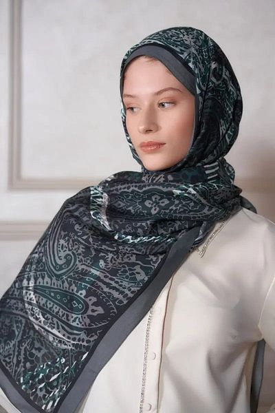 ED Scarf Heritage Hare Shawl - Σκούρο Πράσινο