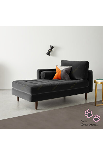 Decoraev Ürgüp Antrasit Rahat Josefin Koltuk Tv Koltuğu Dinlenme Koltuğu Tera...