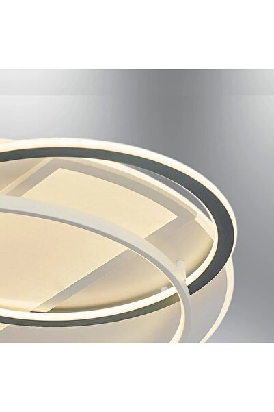 Özcan Aydınlatma Özcan Aydınlatma 1414-6 Nofa 80Cm Daire Armatür (Tuya Uyumlu) (Kumandalı) Beyaz