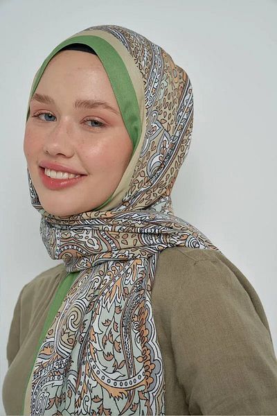 ED Scarf Συλλογή Bahia Σάλι Paisley - Πράσινο