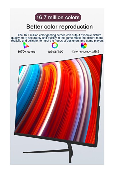 glanfen شاشة ألعاب IPS مقاس 27 بوصة، 165 هرتز، بدقة FHD (1920 × 1080)، ومكبرات صوت مدمجة