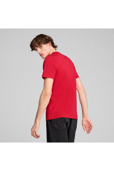 Puma Scuderia Ferrari Hp Race Colored Big Shield Men's T-Shirt