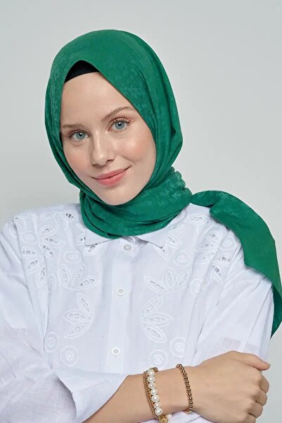ED Scarf Pamuklu Şal Çiçek Desen - Bennetton