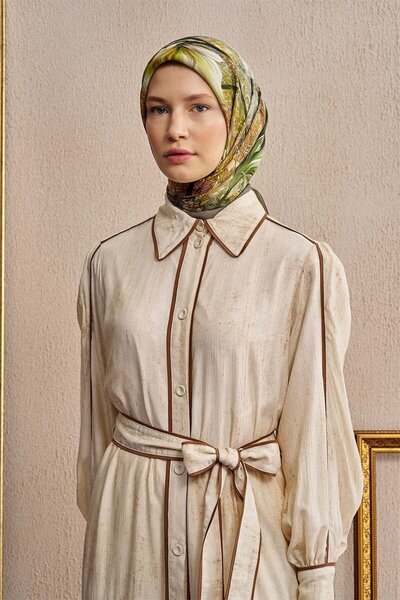 ED Scarf Vision Art Collection Velmora Scarf - Oil Green