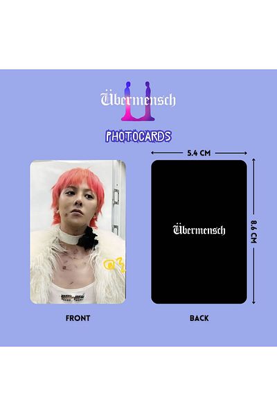 Kpop Dünyasi G-Dragon'' Übermensch'' Photocards Set 2