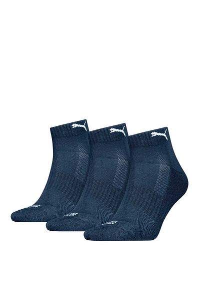 Puma Unisex Quarter 3-Pack Socks