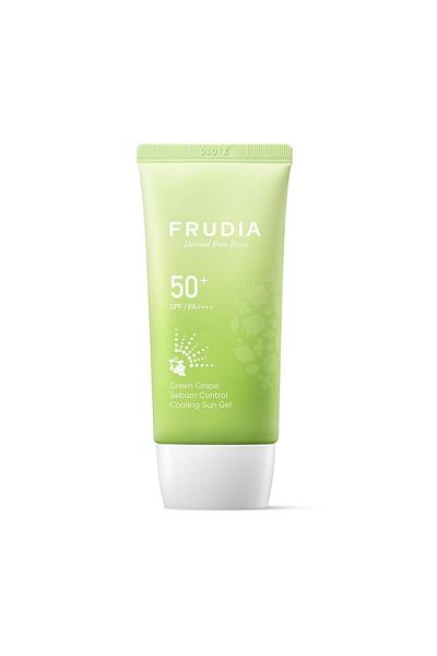 FRUDIA واقي الشمس بالعنب الأخضر - عامل حماية من الشمس 50، 50 جم، للتحكم في المسام