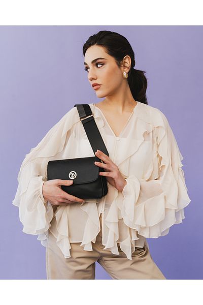 U.S. Polo Assn. Us25135 Geantă neagră pentru damă