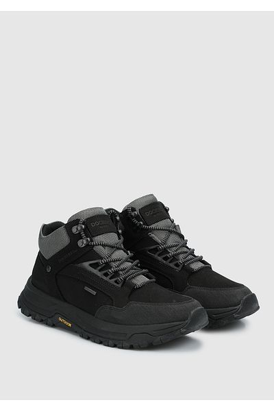 Dockers Black Leather Men's Outdoor Boots
