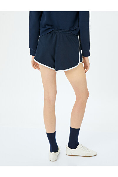 Koton Μίνι σορτς κολεγιακό κεντημένο με κορδόνια στη μέση