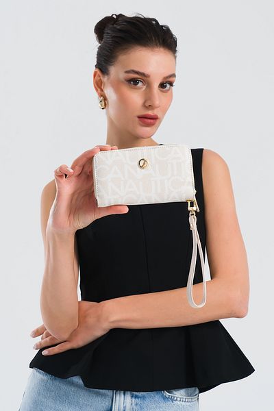 Nautica Cream Women's Portfolio Bag C7300T