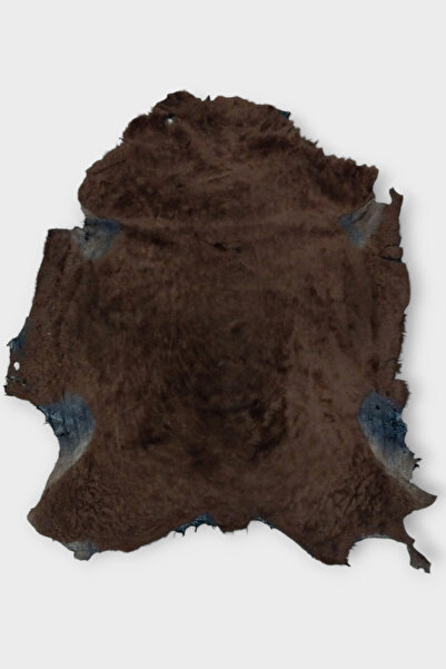 Ottoman Pouffe Hakiki Gerçek Deri Özel Seri Renkli Yumuşacık Koyun Postu 82x9...