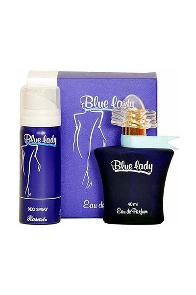 Rasasi Blue Lady EDP with Free Deodorant Spray 40, 50ml