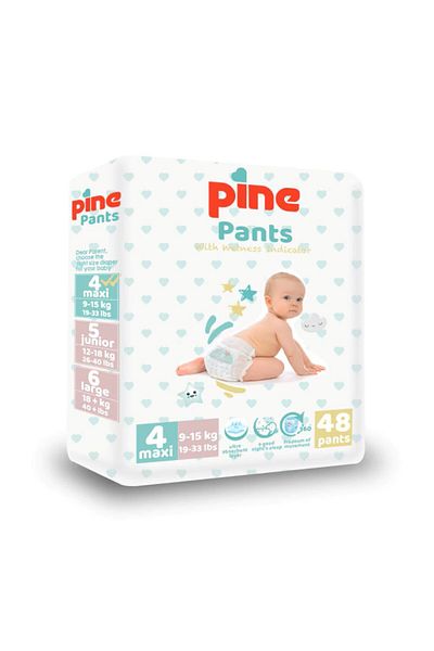Pine Scutece chilotel Pine Pants, nr. 4, 9-15 kg, 48 buc