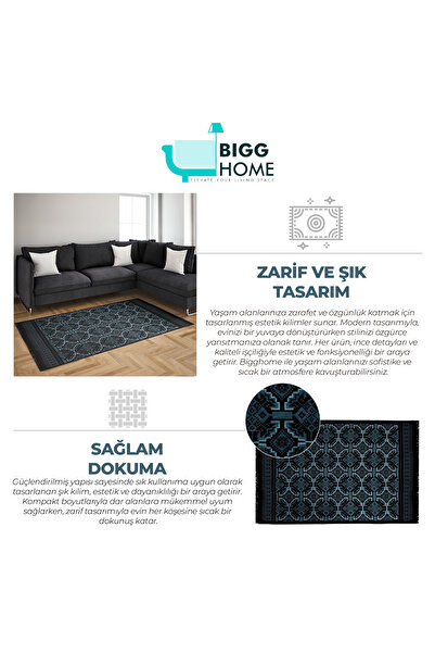 Bigghome Teppich – 80x150 Cm, Maschinenwaschbar, Langlebig, Modernes Muster Für Wohnzimmer, Sa25at