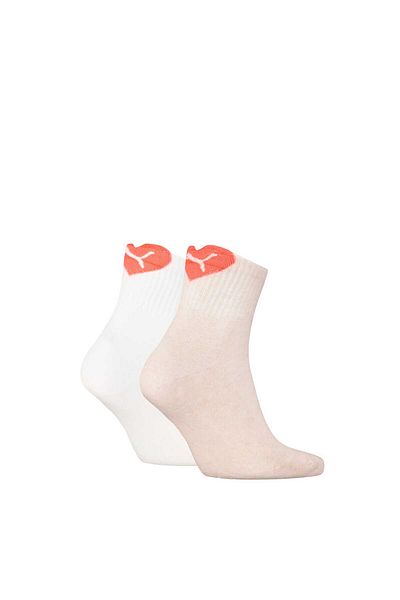 Puma Heart Women's 2-Piece Short Socks
