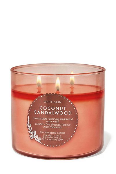 Bath & Body Works Coconut Sandalwood 3-Wick Candle