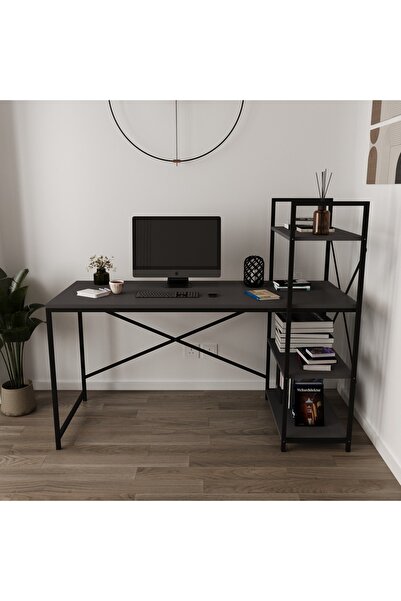 Deconode Smart Raflı Çalışma Masası
