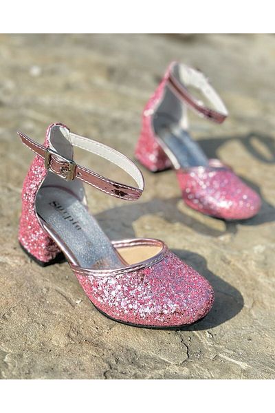 Surpie Shoes Pantofi cu toc pentru copii, pantofi cu toc mic pentru copii