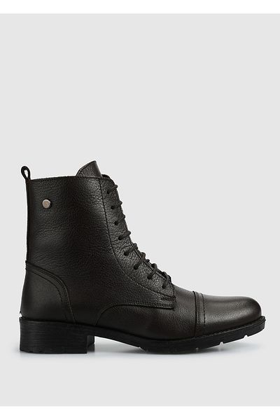 Provoq Brown Leather Women's Boots