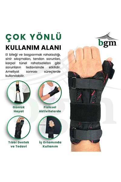 bgm Thumb Splint Supported Wrist Splint High Quality Fixation Splint