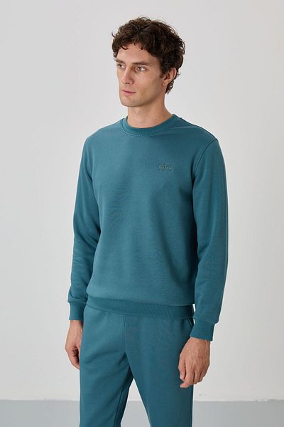 AIR JONES Ανδρική αθλητική φόρμα Andy Forest Green Raster - 85190