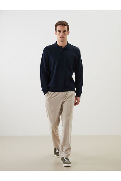 LC Waikiki Polo Neck Men's Sweatshirt